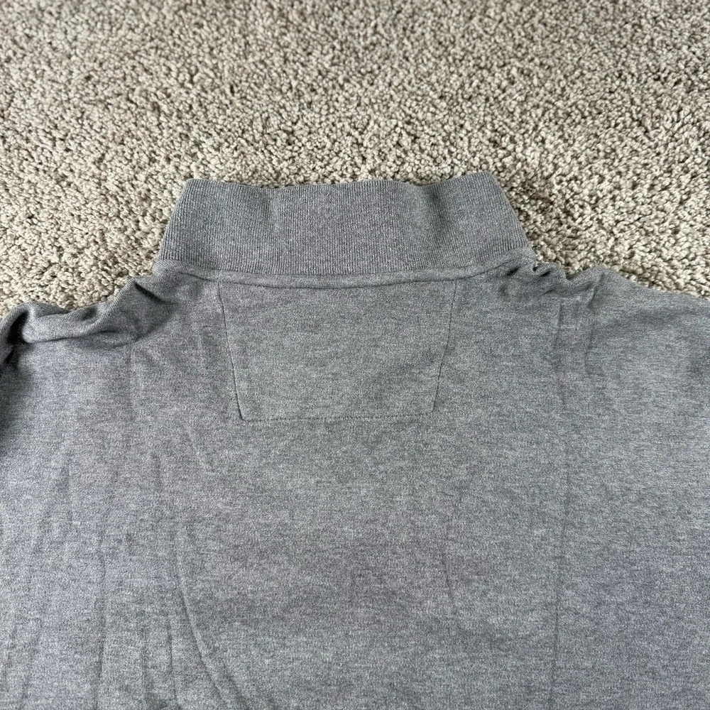 Southern Tide The Skipjack Sweater Mens Large Gray 1/4 Zip Classic Casual Preppy